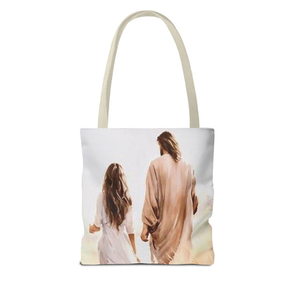 Jesus Walks with- Me Tote Bag - NZC Apparel: Nashz Couture