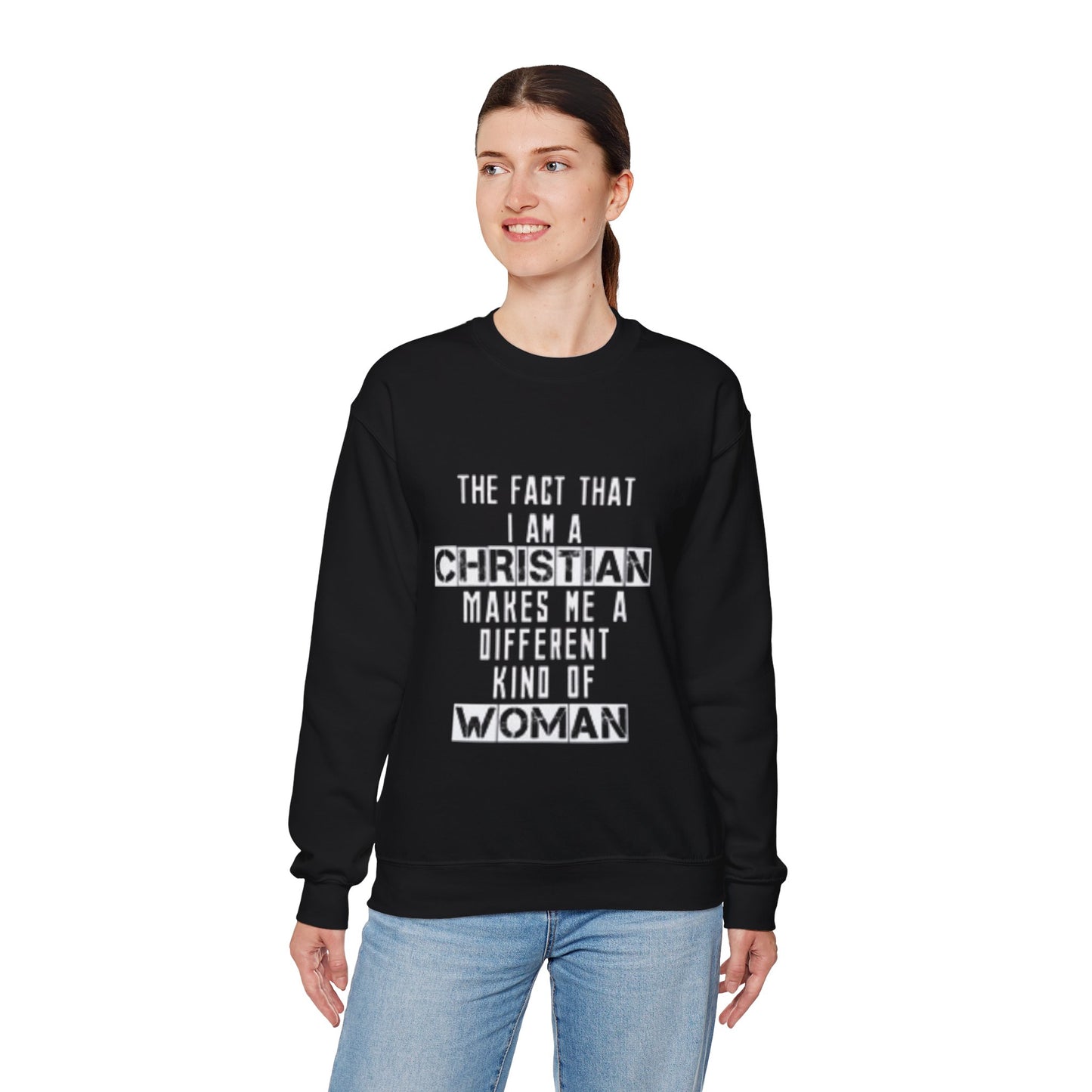 Christian Woman Sweatshirt - Modest Faith & Fashion Apparel - NZC Apparel: Nashz Couture