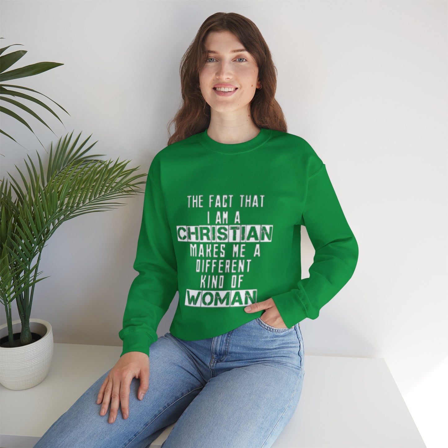 Christian Woman Sweatshirt - Modest Faith & Fashion Apparel - NZC Apparel: Nashz Couture