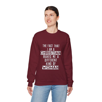 Christian Woman Sweatshirt - Modest Faith & Fashion Apparel - NZC Apparel: Nashz Couture