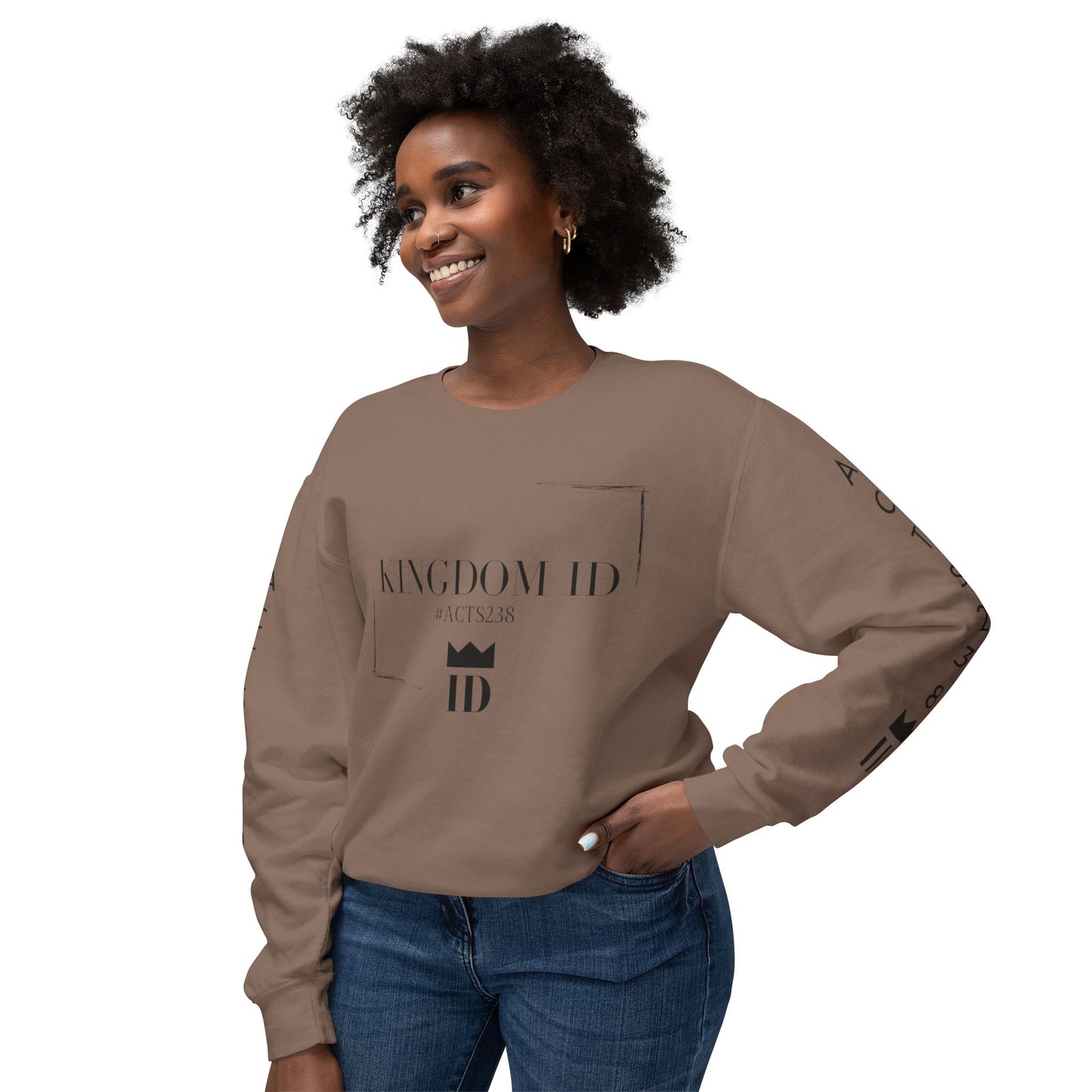 Kingdom ID Acts 2:38 Christian Unisex Crewneck Sweatshirt - NZC Apparel: Nashz Couture