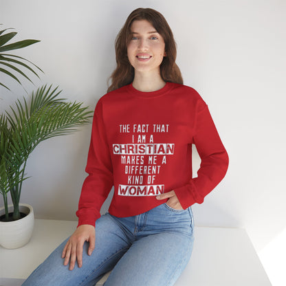 Christian Woman Sweatshirt - Modest Faith & Fashion Apparel - NZC Apparel: Nashz Couture