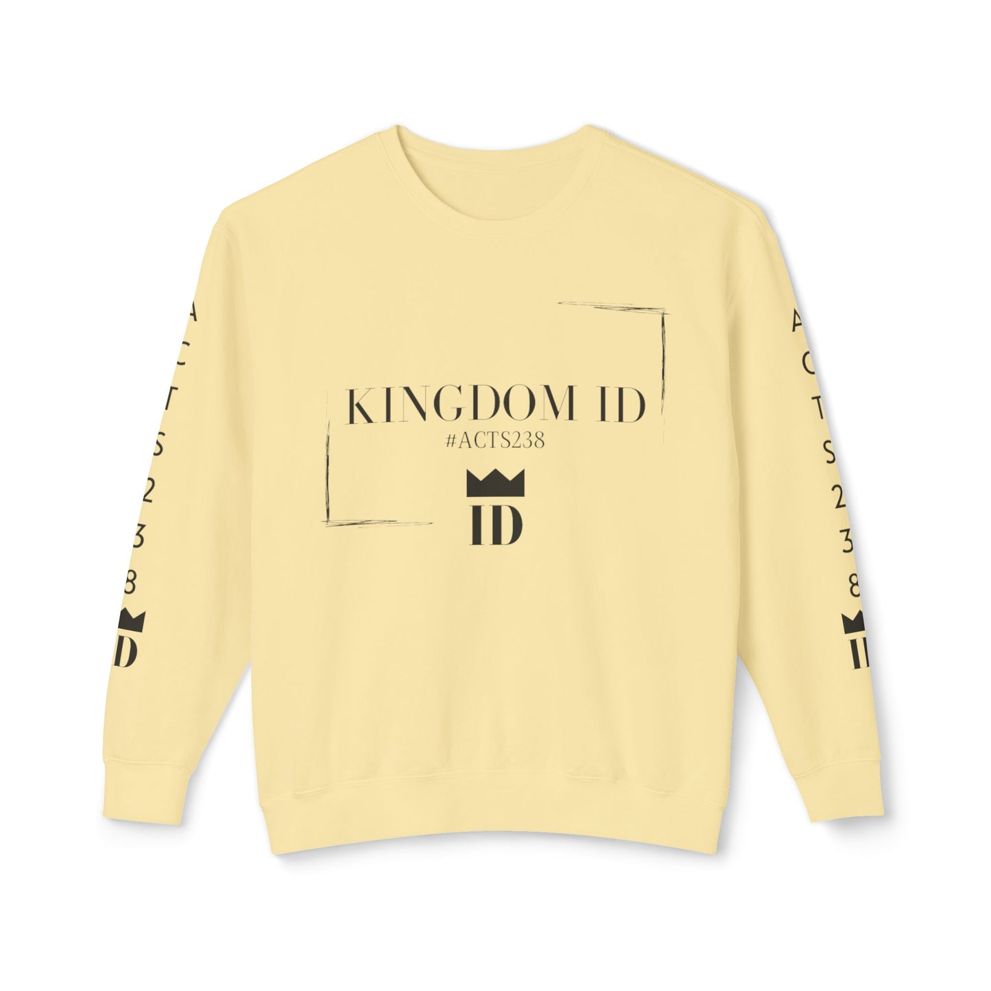 Kingdom ID Acts 2:38 Christian Unisex Crewneck Sweatshirt - NZC Apparel: Nashz Couture