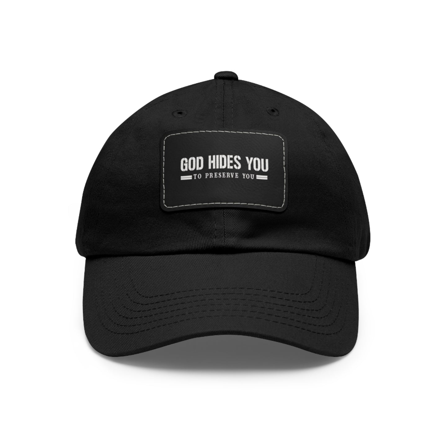 GOD HIDES Leather Patch Hat - NZC Apparel: Nashz Couture