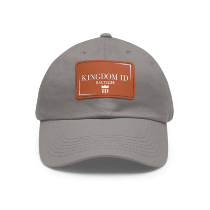 KINGDOM ID Leather Patch (Rectangle) - NZC Apparel: Nashz Couture