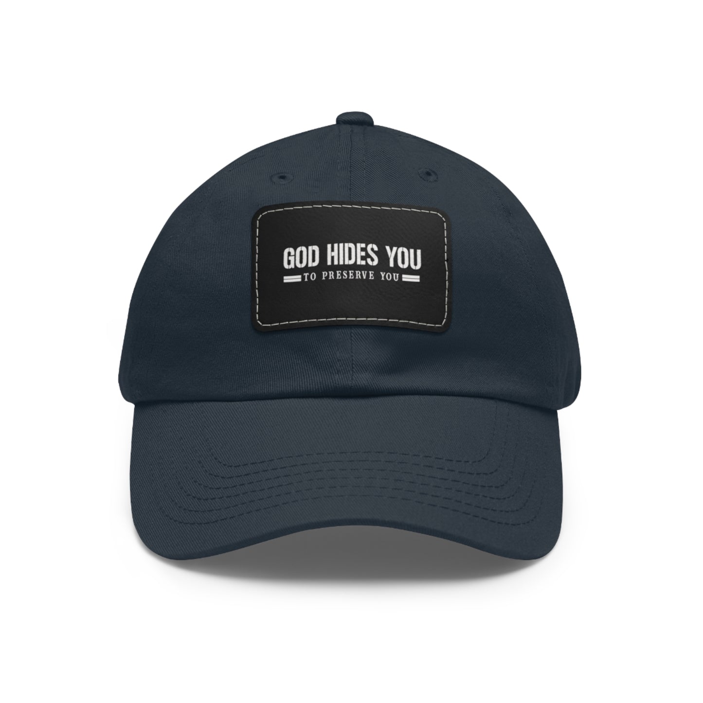 GOD HIDES Leather Patch Hat - NZC Apparel: Nashz Couture