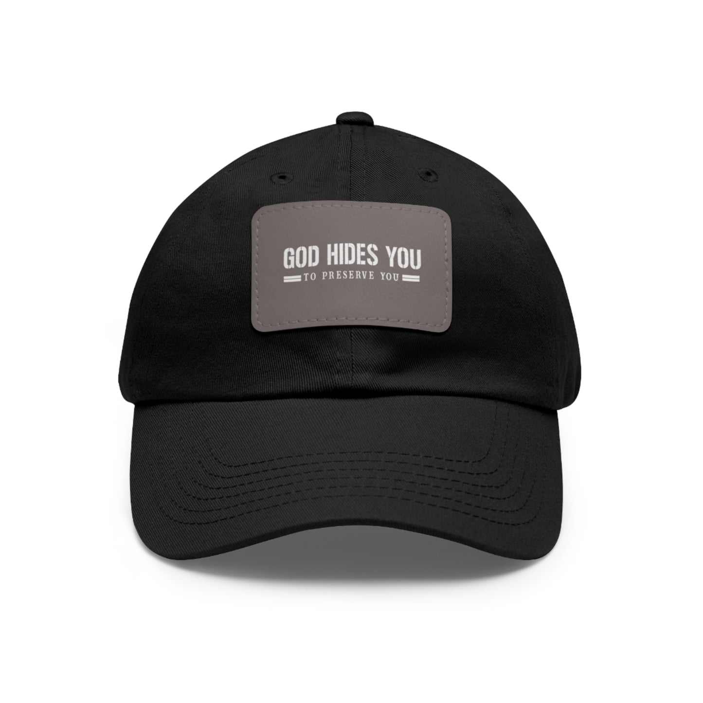 GOD HIDES Leather Patch Hat - NZC Apparel: Nashz Couture