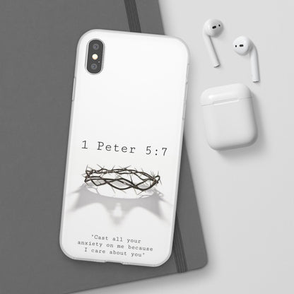 Cast Your Burdens- Clear Flexi Case