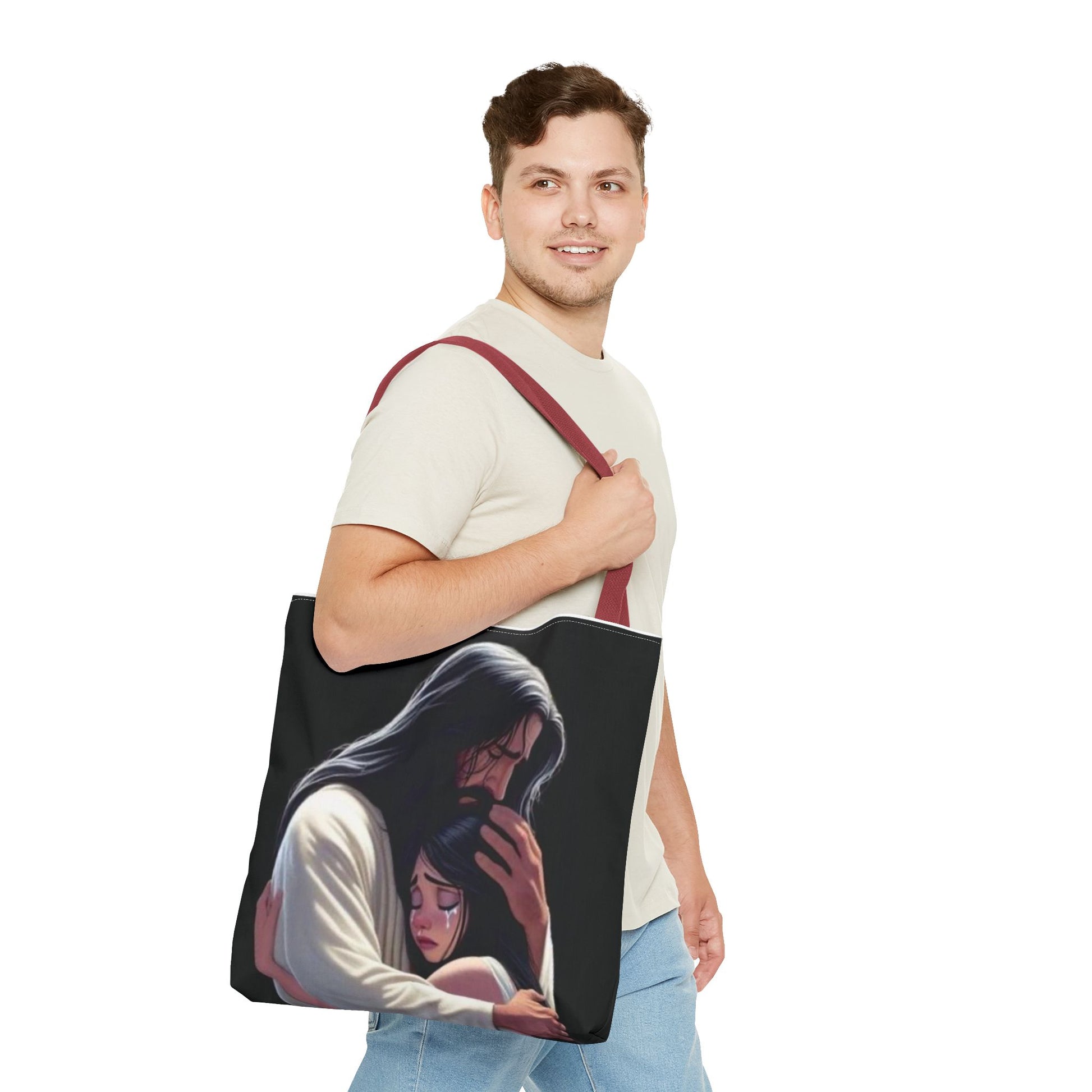 Jesus Safe Arms- Tote Bag - NZC Apparel: Nashz Couture