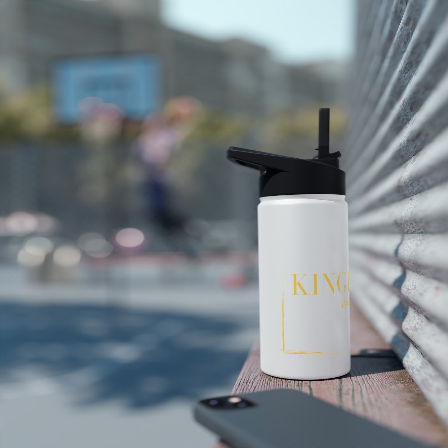 KINGDOM ID Stainless Steel Water Bottle - NZC Apparel: Nashz Couture