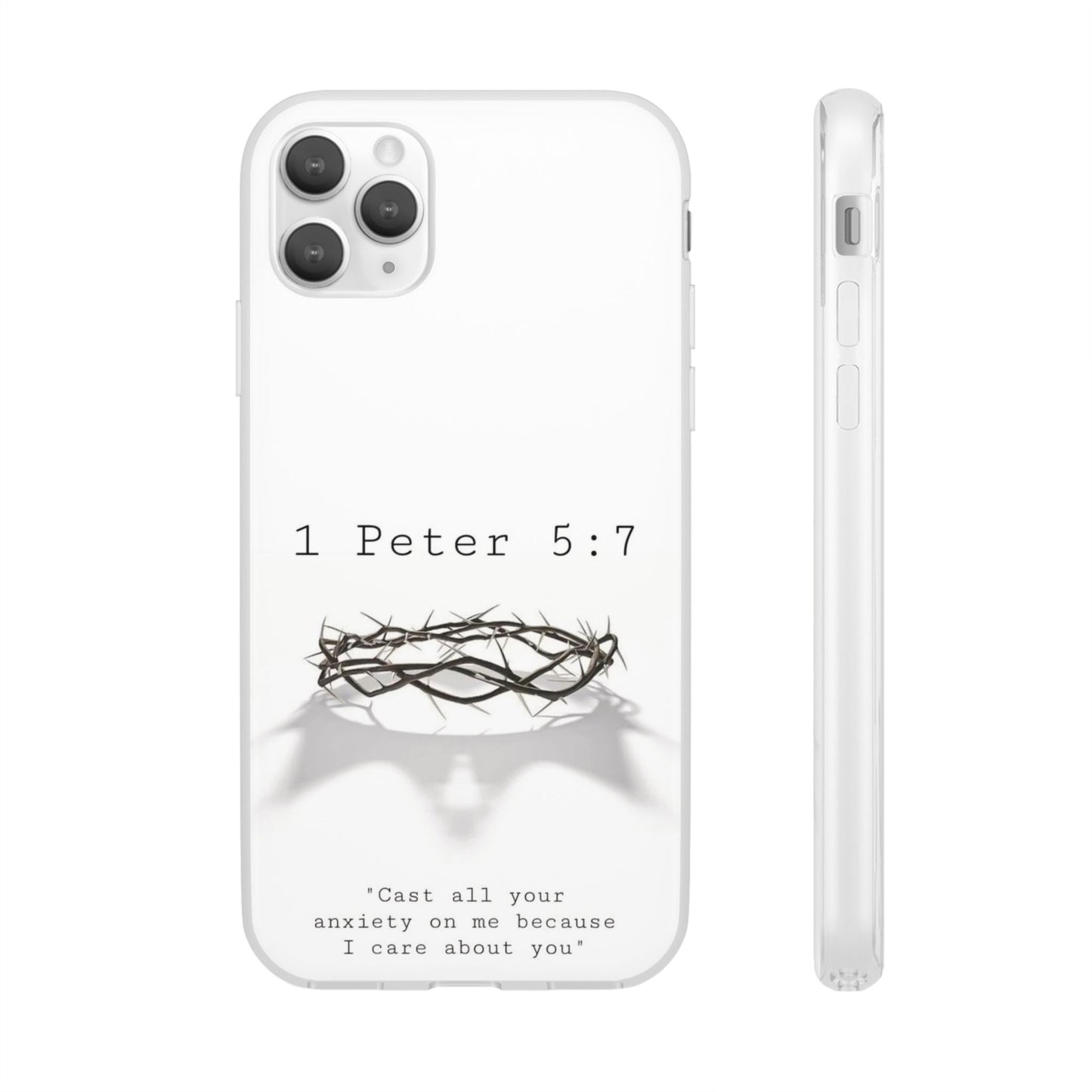 Cast Your Burdens- Clear Flexi Case