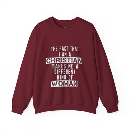 Christian Woman Sweatshirt - Modest Faith & Fashion Apparel - NZC Apparel: Nashz Couture