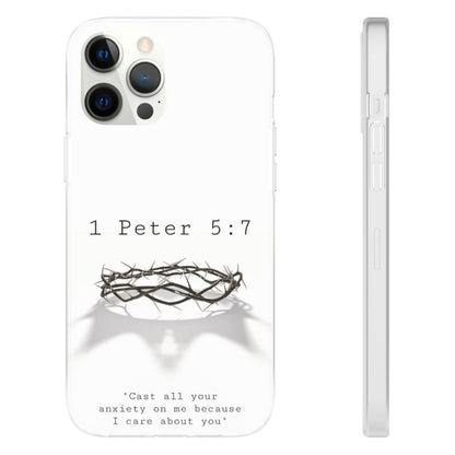 Cast Your Burdens- Clear Flexi Case