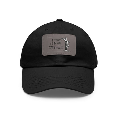 FORGIVEN Leather Patch Hat - NZC Apparel: Nashz Couture