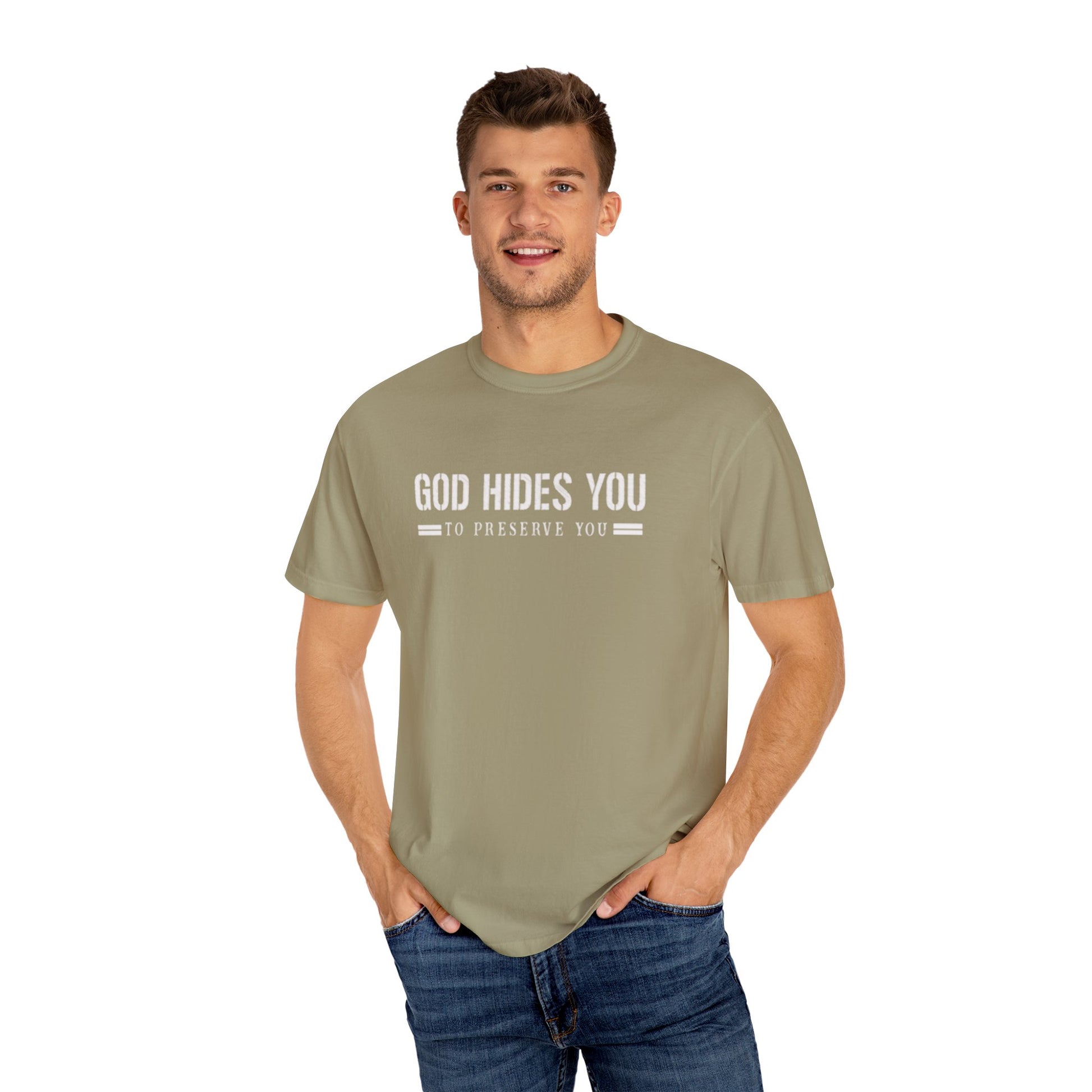 GOD HIDES  T-shirt - NZC Apparel: Nashz Couture