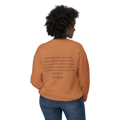 Kingdom ID Acts 2:38 Christian Unisex Crewneck Sweatshirt - NZC Apparel: Nashz Couture