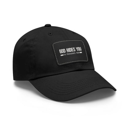 GOD HIDES Leather Patch Hat - NZC Apparel: Nashz Couture