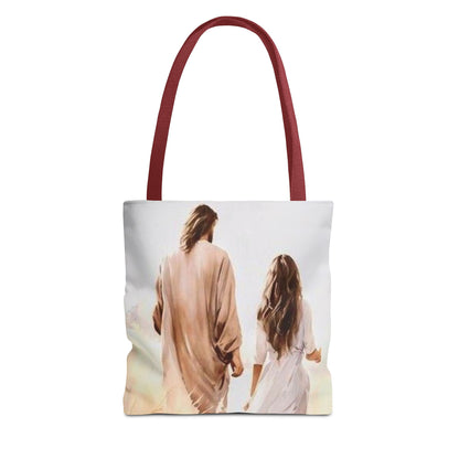 Jesus Walks with- Me Tote Bag - NZC Apparel: Nashz Couture