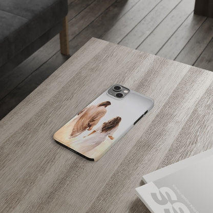 Slim Phone Cases - Jesus Walks with Me - NZC Apparel: Nashz Couture