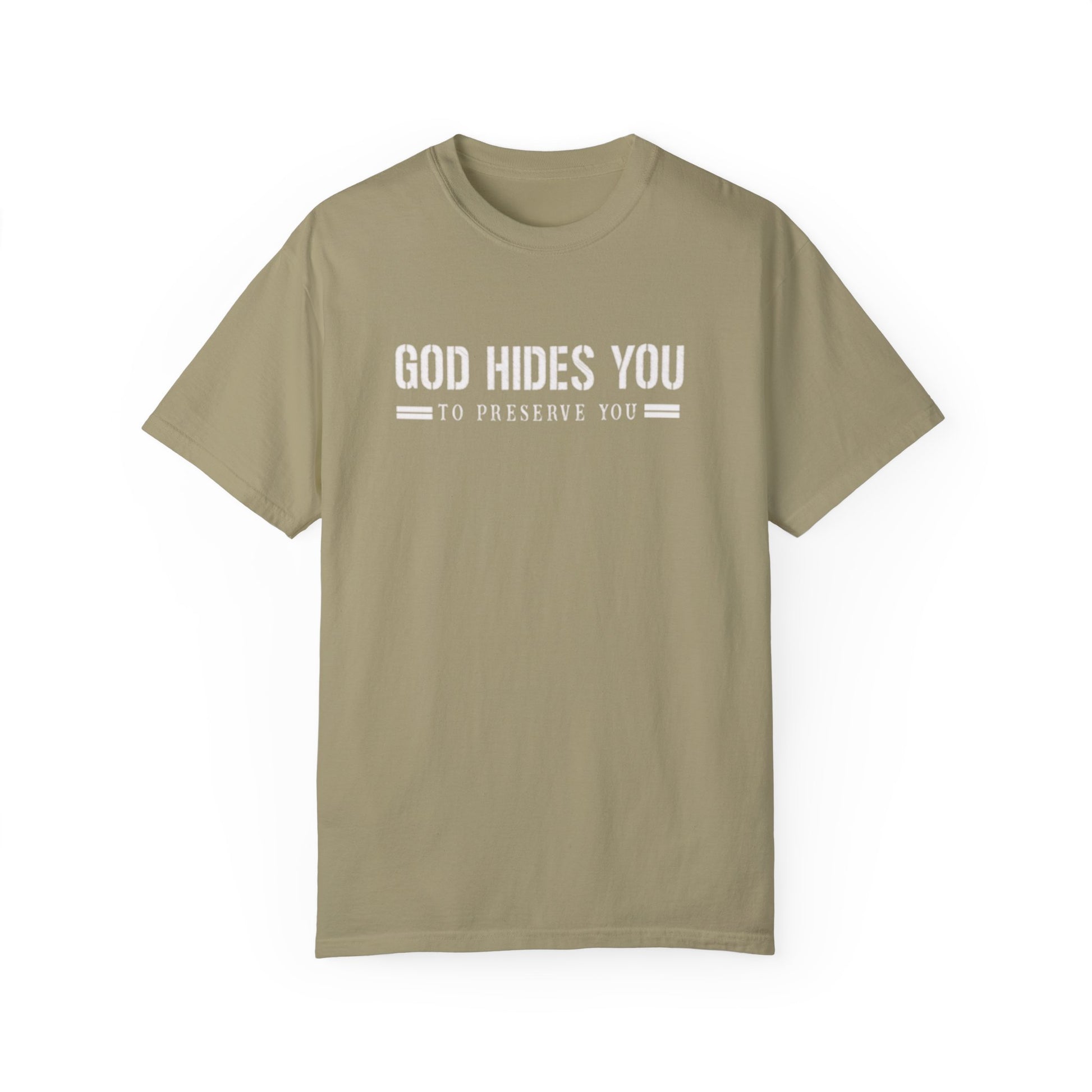 GOD HIDES  T-shirt - NZC Apparel: Nashz Couture