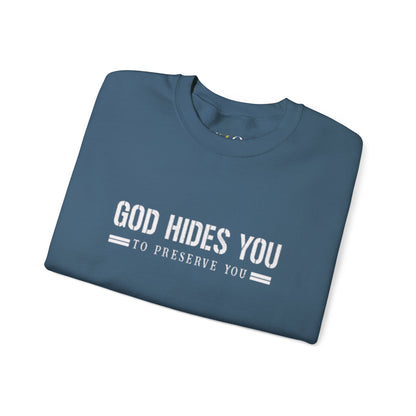 Christian God Hides You Unisex Sweatshirt - NZC Apparel: Nashz Couture