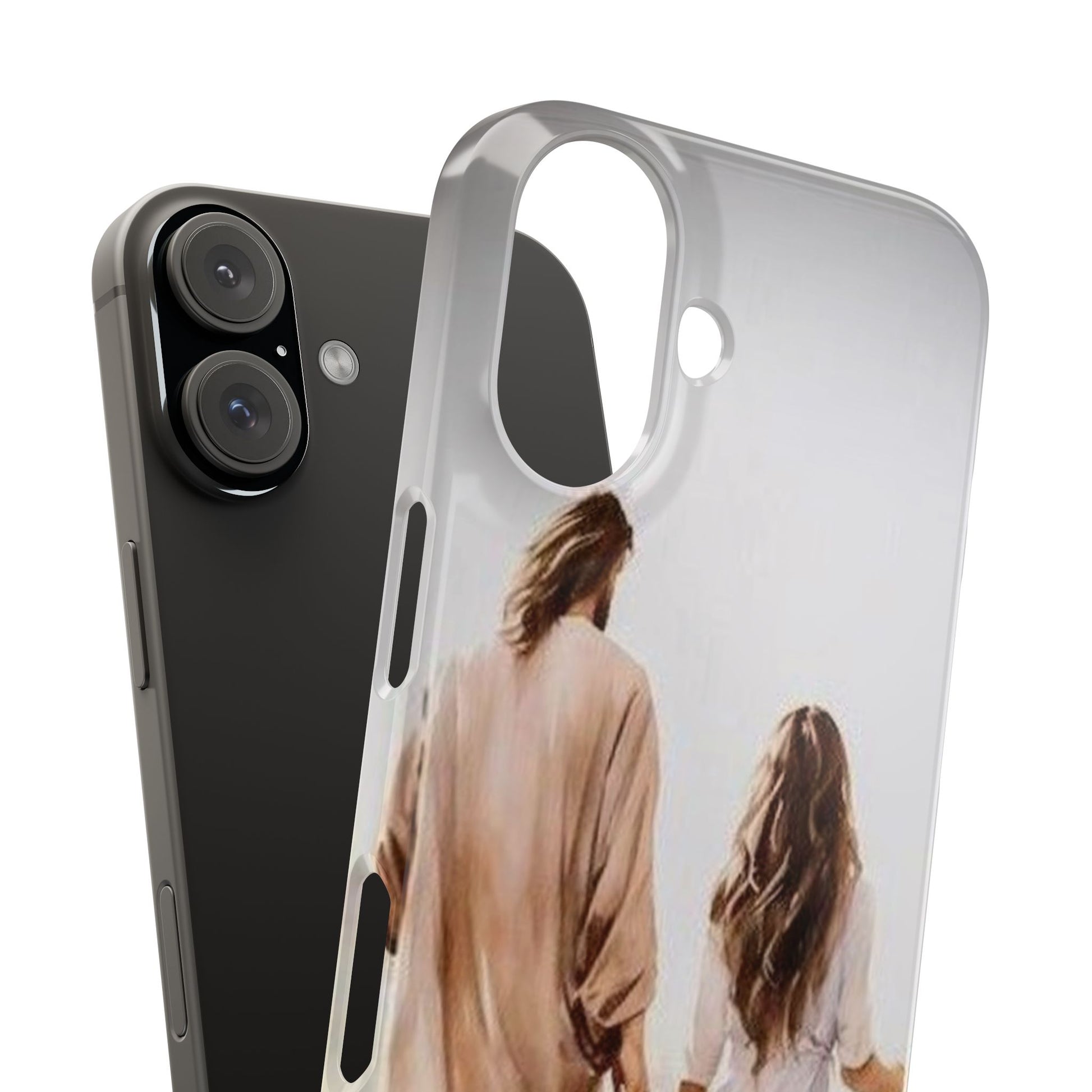 Slim Phone Cases - Jesus Walks with Me - NZC Apparel: Nashz Couture