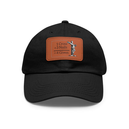 FORGIVEN Leather Patch Hat - NZC Apparel: Nashz Couture