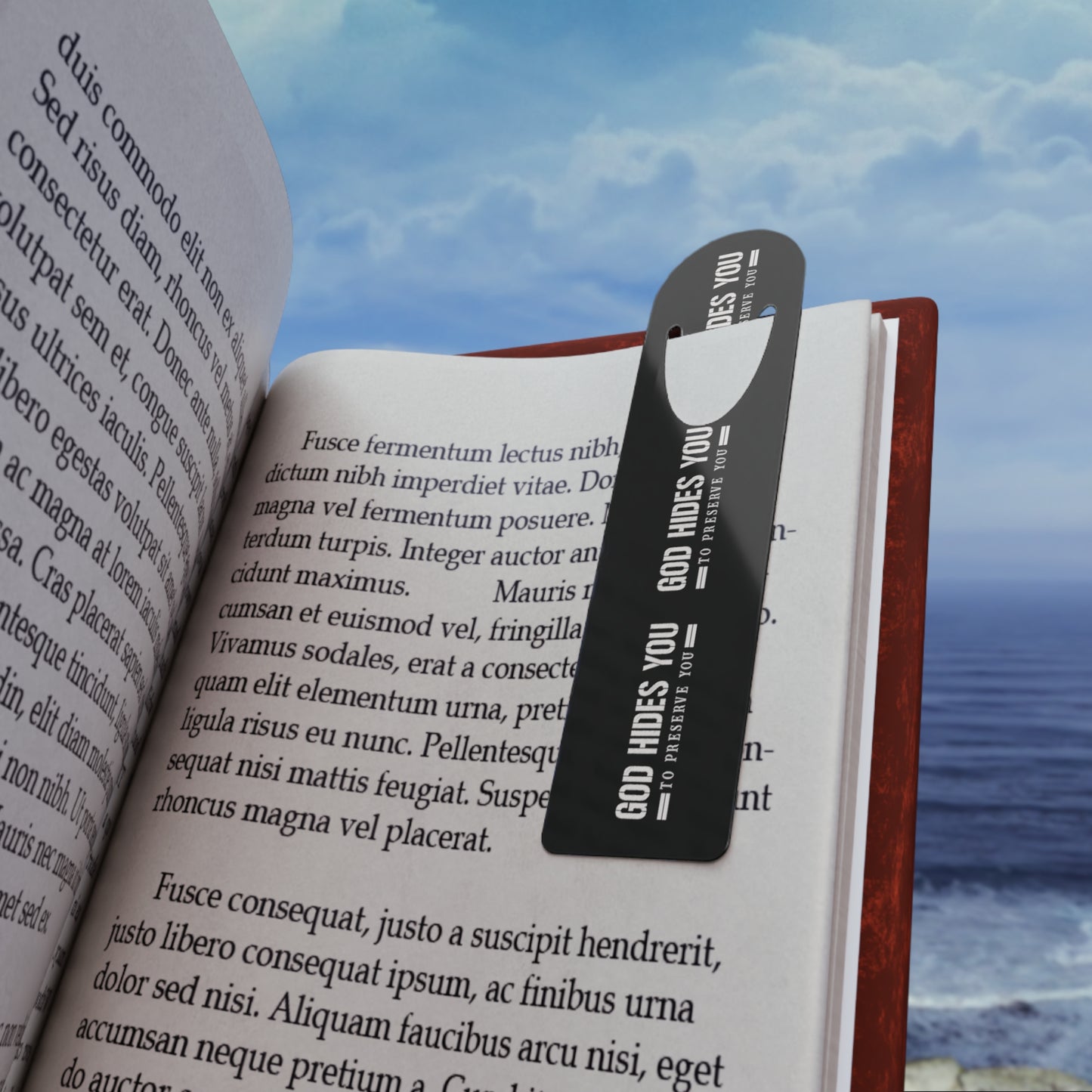 GOD HIDES Bookmark - NZC Apparel: Nashz Couture