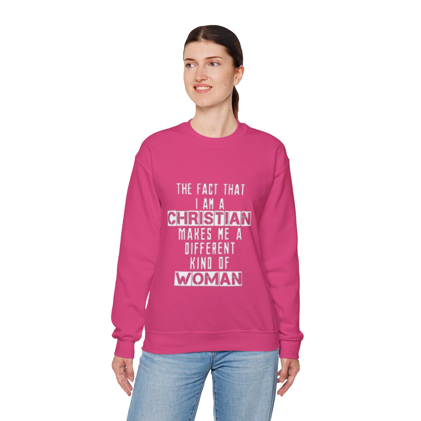 Christian Woman Sweatshirt - Modest Faith & Fashion Apparel - NZC Apparel: Nashz Couture