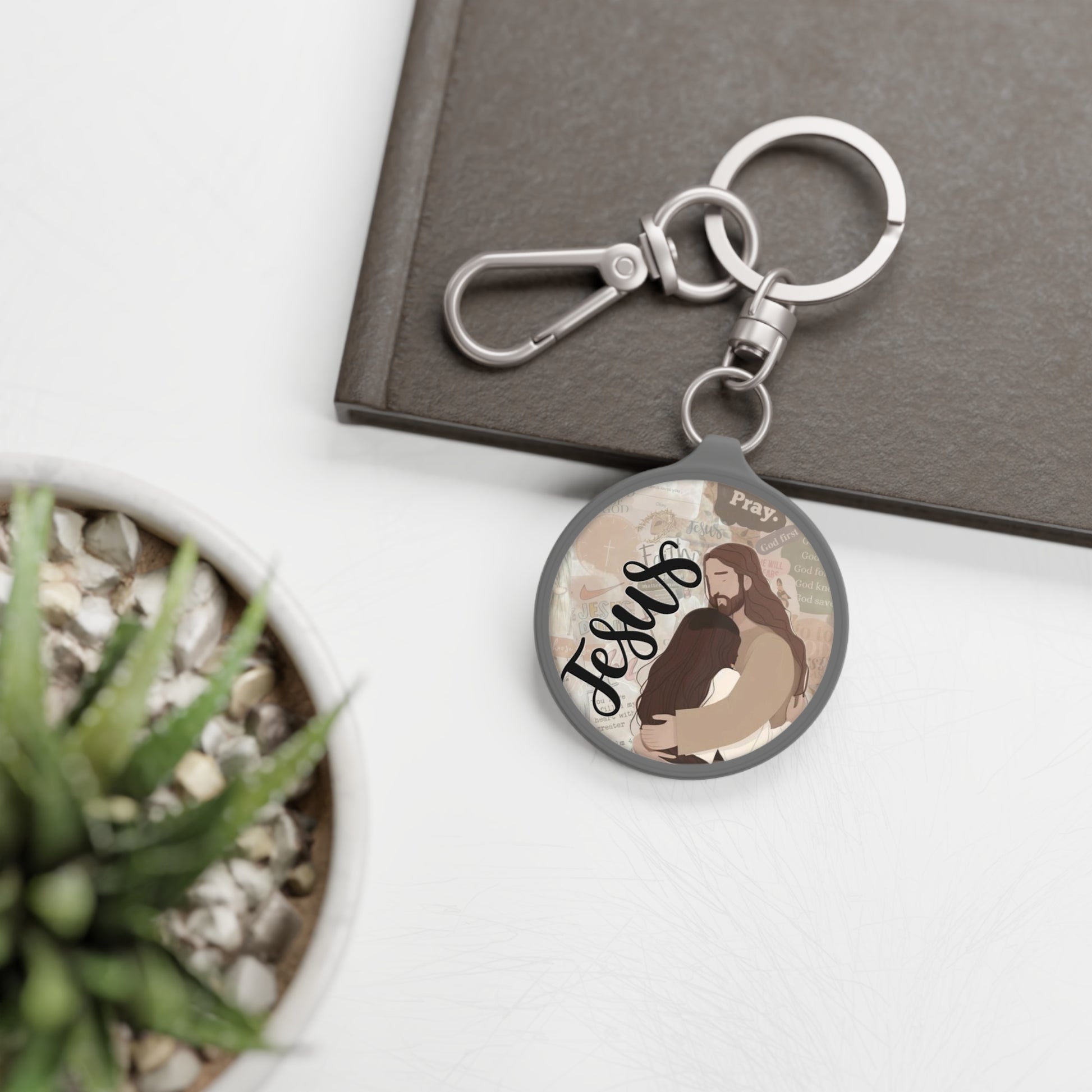 Jesus Keyring Tag - NZC Apparel: Nashz Couture