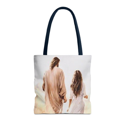 Jesus Walks with- Me Tote Bag - NZC Apparel: Nashz Couture