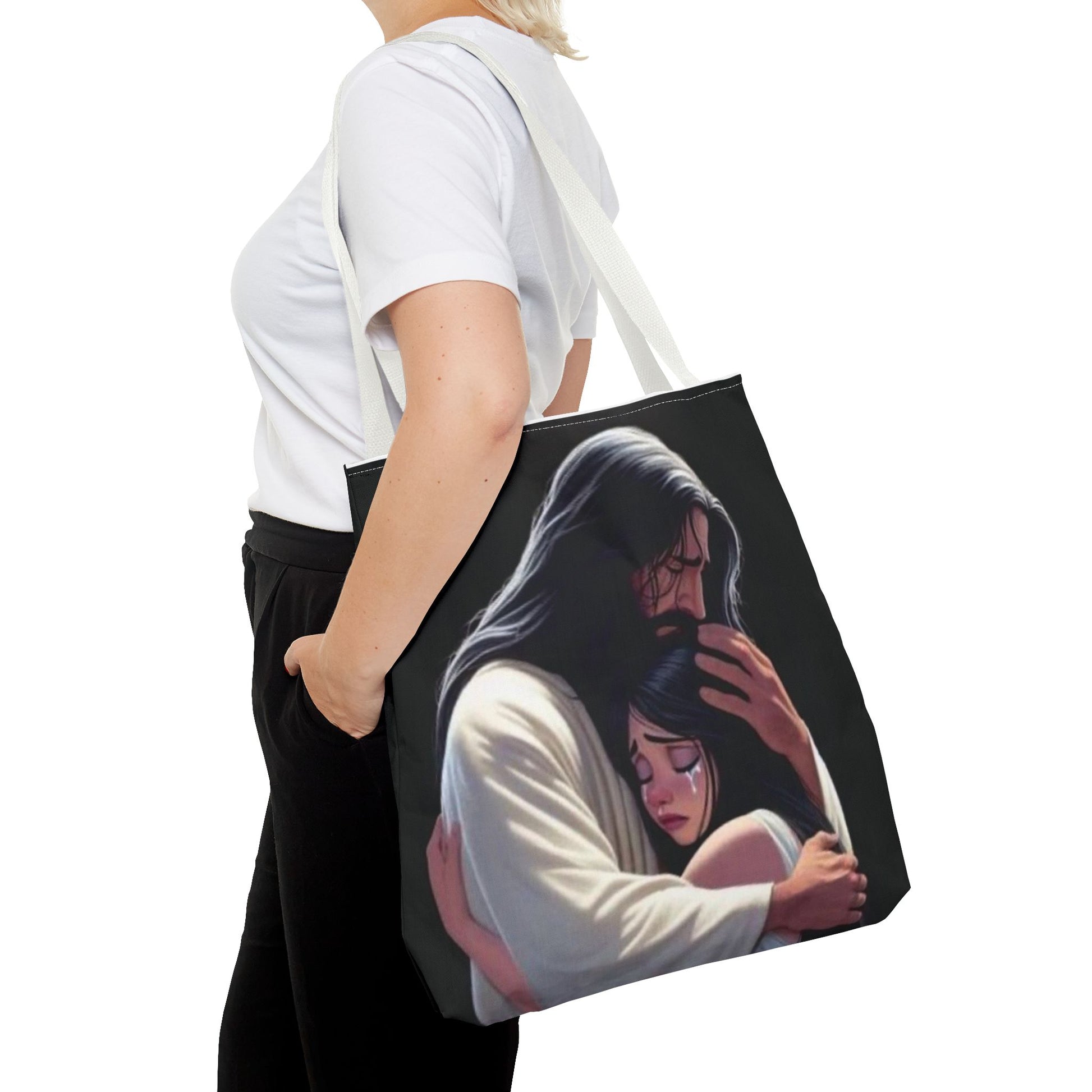 Jesus Safe Arms- Tote Bag - NZC Apparel: Nashz Couture