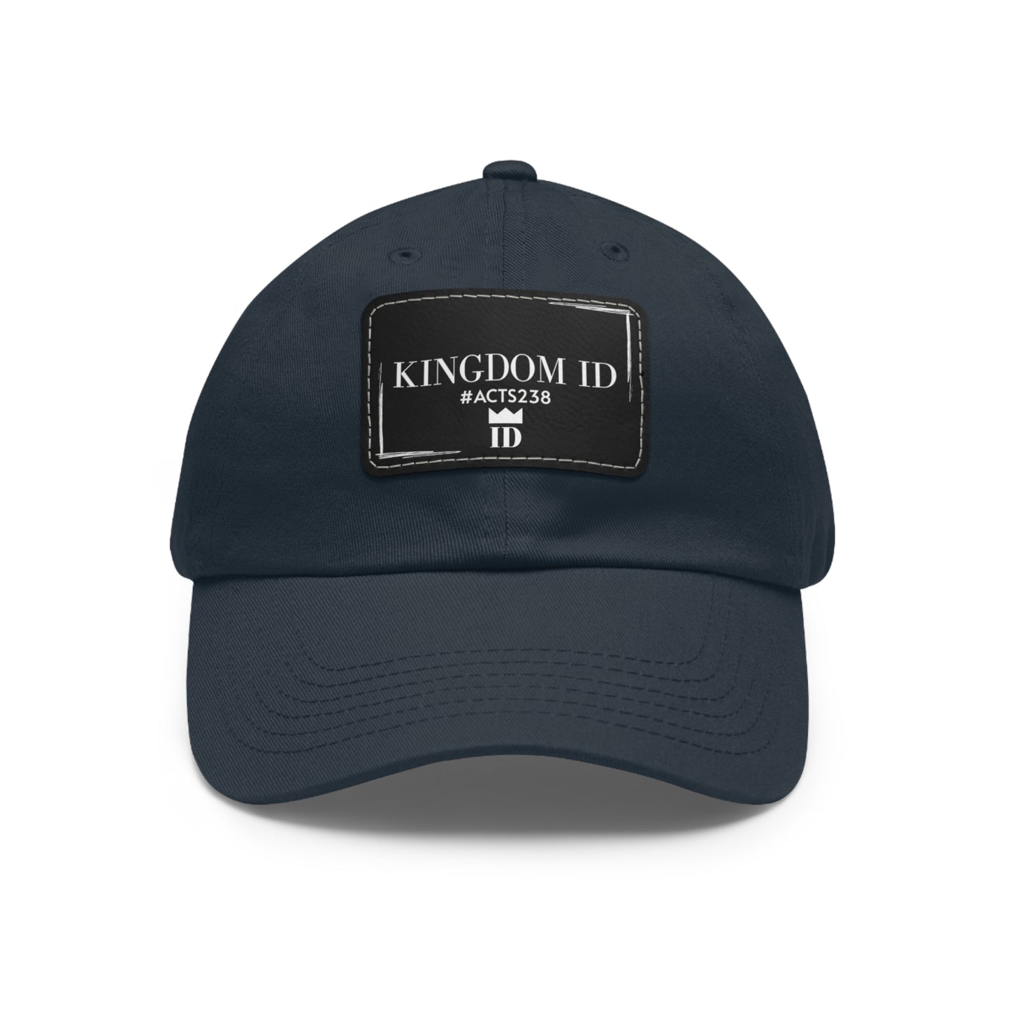 KINGDOM ID Leather Patch (Rectangle) - NZC Apparel: Nashz Couture