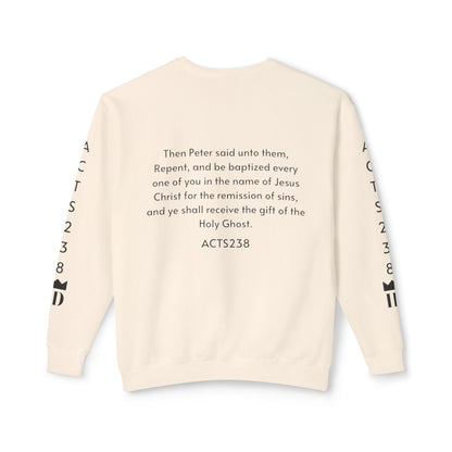 Kingdom ID Acts 2:38 Christian Unisex Crewneck Sweatshirt - NZC Apparel: Nashz Couture