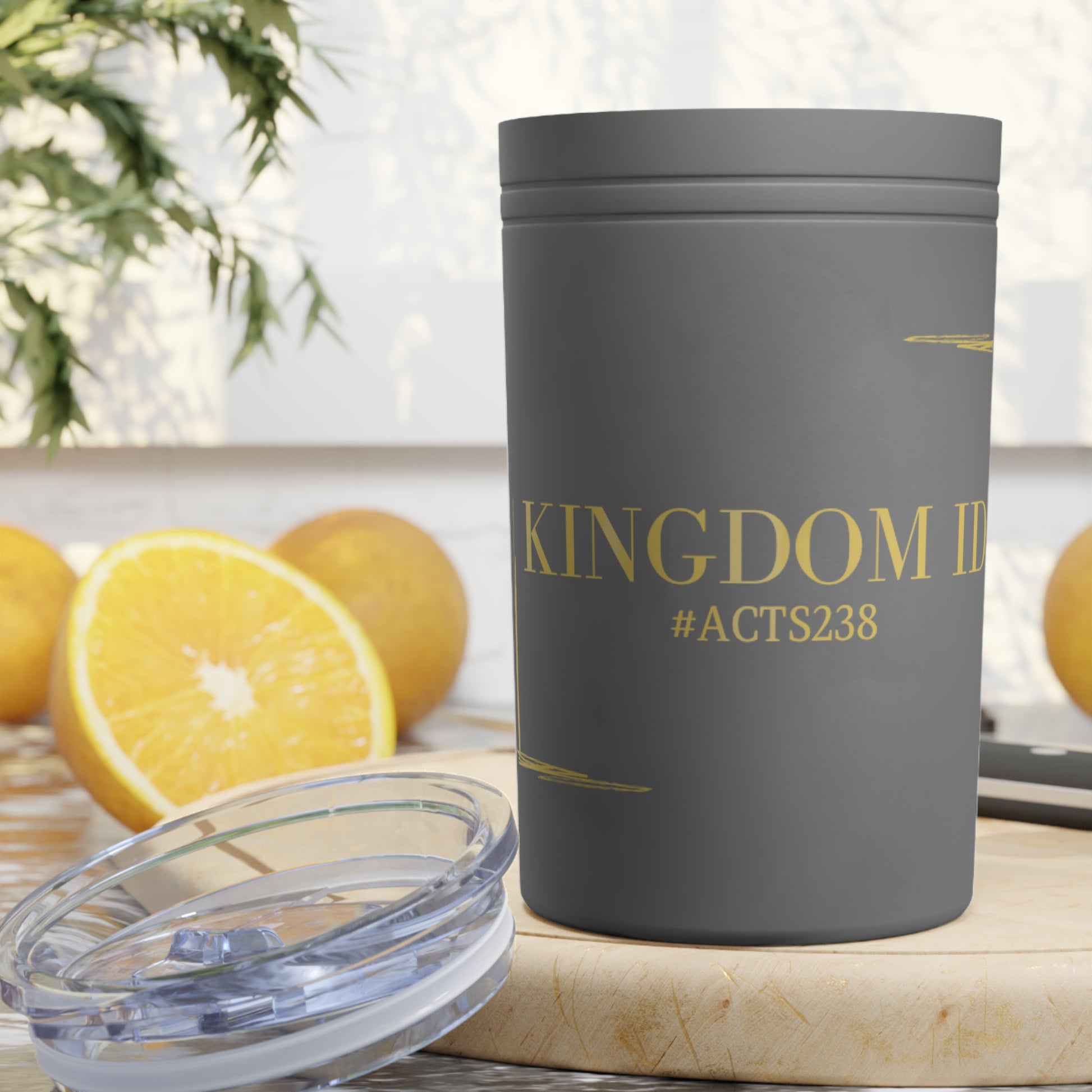 KINGDOM ID Vacuum Insulated Tumbler - NZC Apparel: Nashz Couture