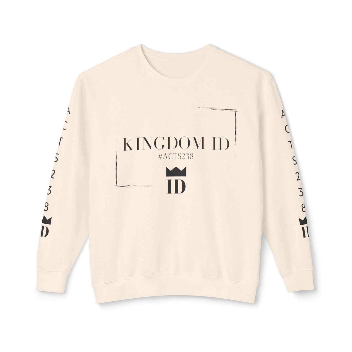 Kingdom ID Acts 2:38 Christian Unisex Crewneck Sweatshirt - NZC Apparel: Nashz Couture