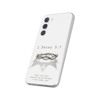 Cast Your Burdens- Clear Flexi Case