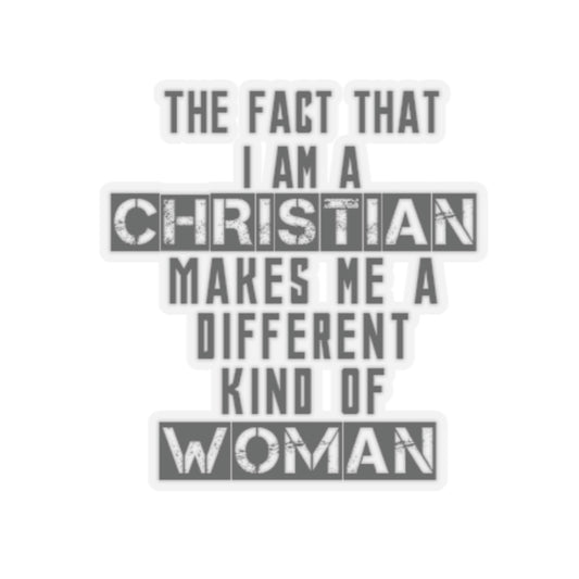 CHRISTIAN WOMAN Stickers - NZC Apparel: Nashz Couture