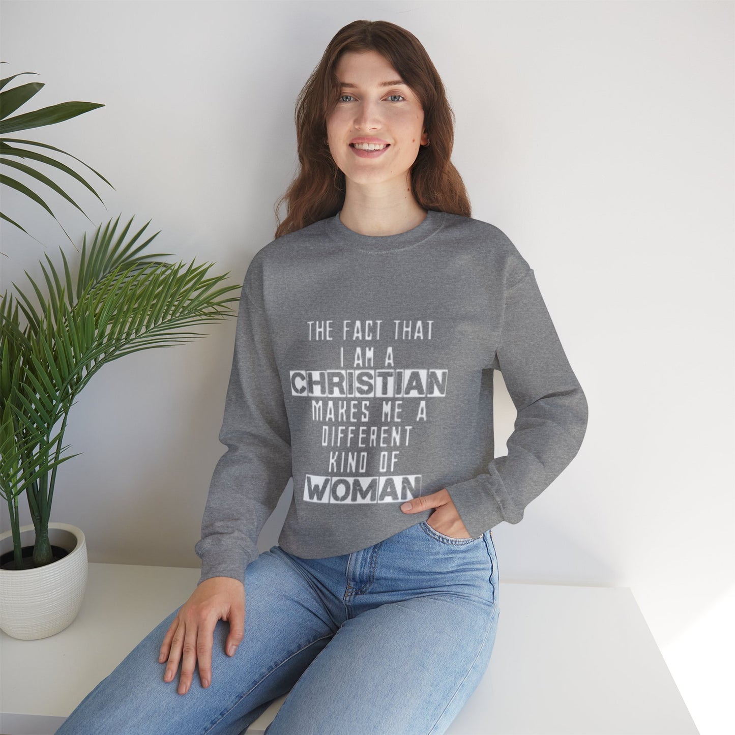 Christian Woman Sweatshirt - Modest Faith & Fashion Apparel - NZC Apparel: Nashz Couture