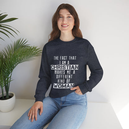 Christian Woman Sweatshirt - Modest Faith & Fashion Apparel - NZC Apparel: Nashz Couture