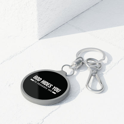 GOD HIDES YOU Keyring - NZC Apparel: Nashz Couture