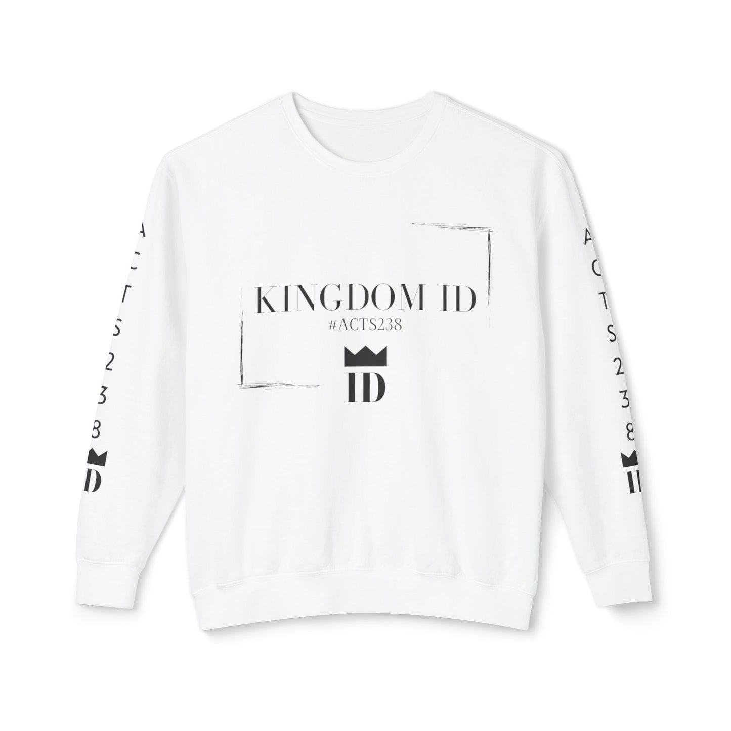 Kingdom ID Acts 2:38 Christian Unisex Crewneck Sweatshirt - NZC Apparel: Nashz Couture