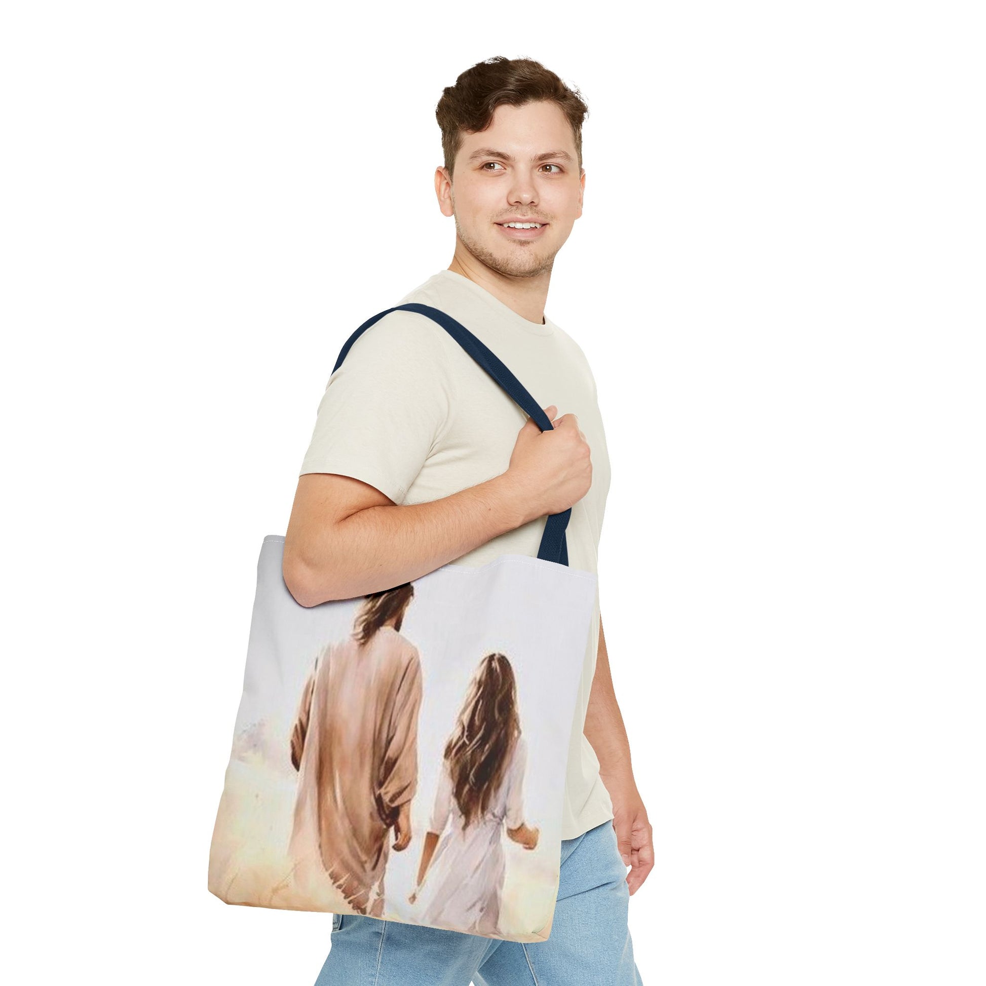 Jesus Walks with- Me Tote Bag - NZC Apparel: Nashz Couture