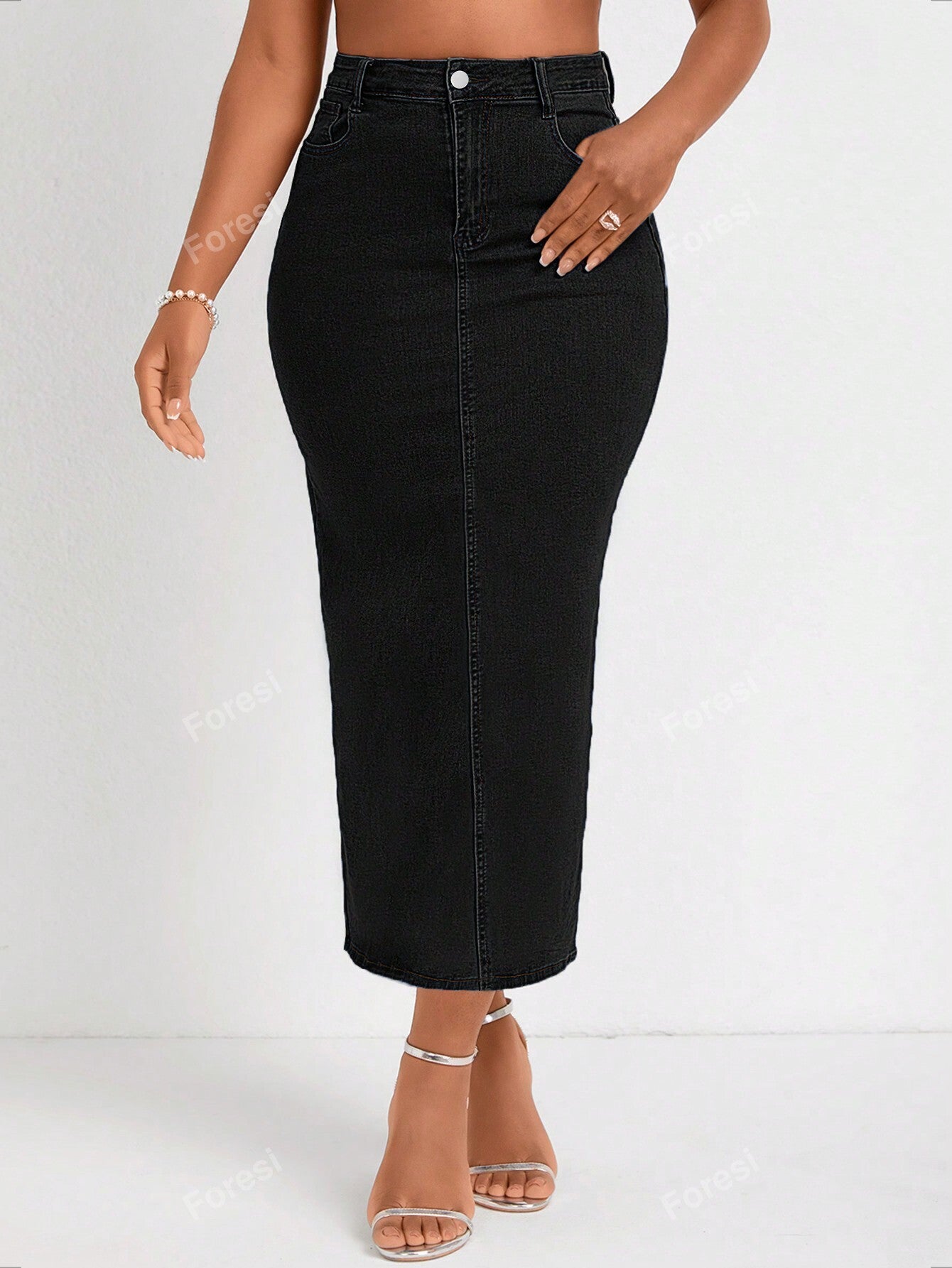 Denim Skirt Bodycon Design - NZC Apparel: Nashz Couture