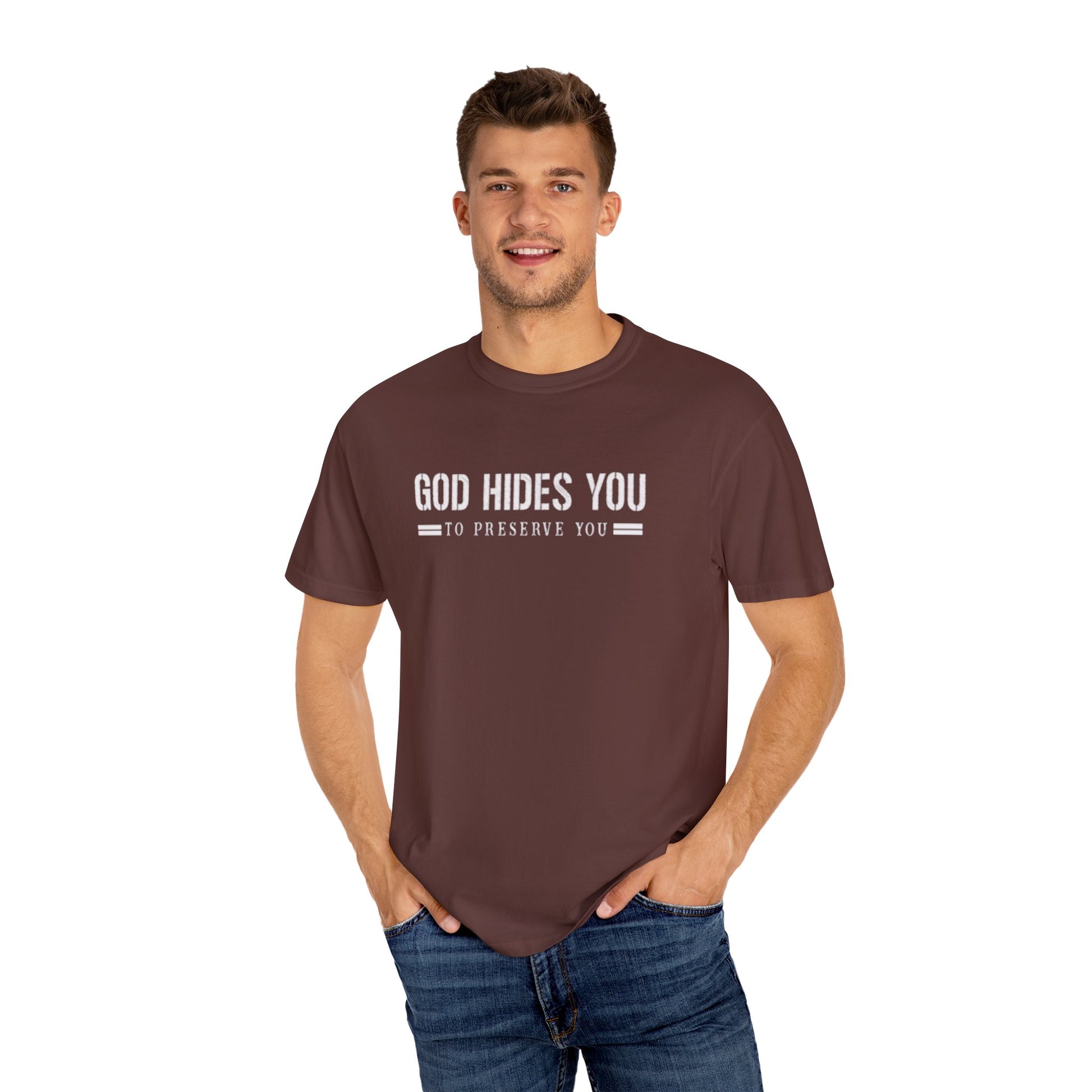 GOD HIDES  T-shirt - NZC Apparel: Nashz Couture