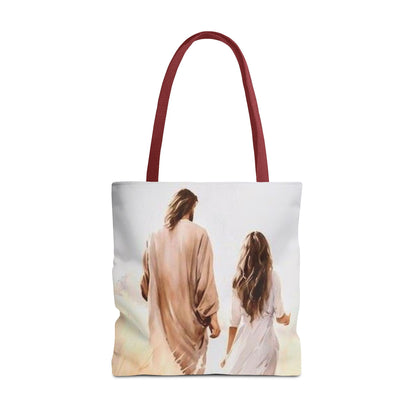 Jesus Walks with- Me Tote Bag - NZC Apparel: Nashz Couture