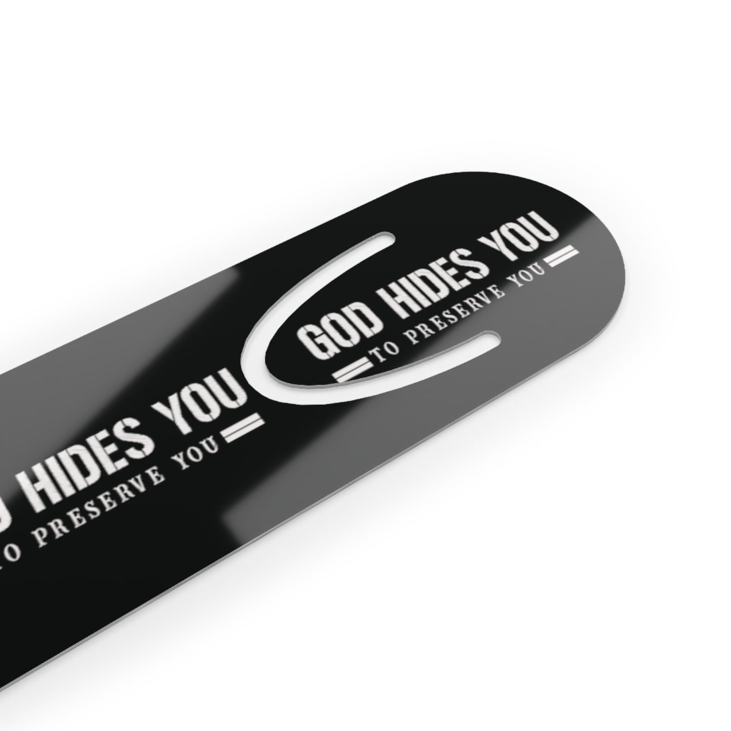 GOD HIDES Bookmark - NZC Apparel: Nashz Couture