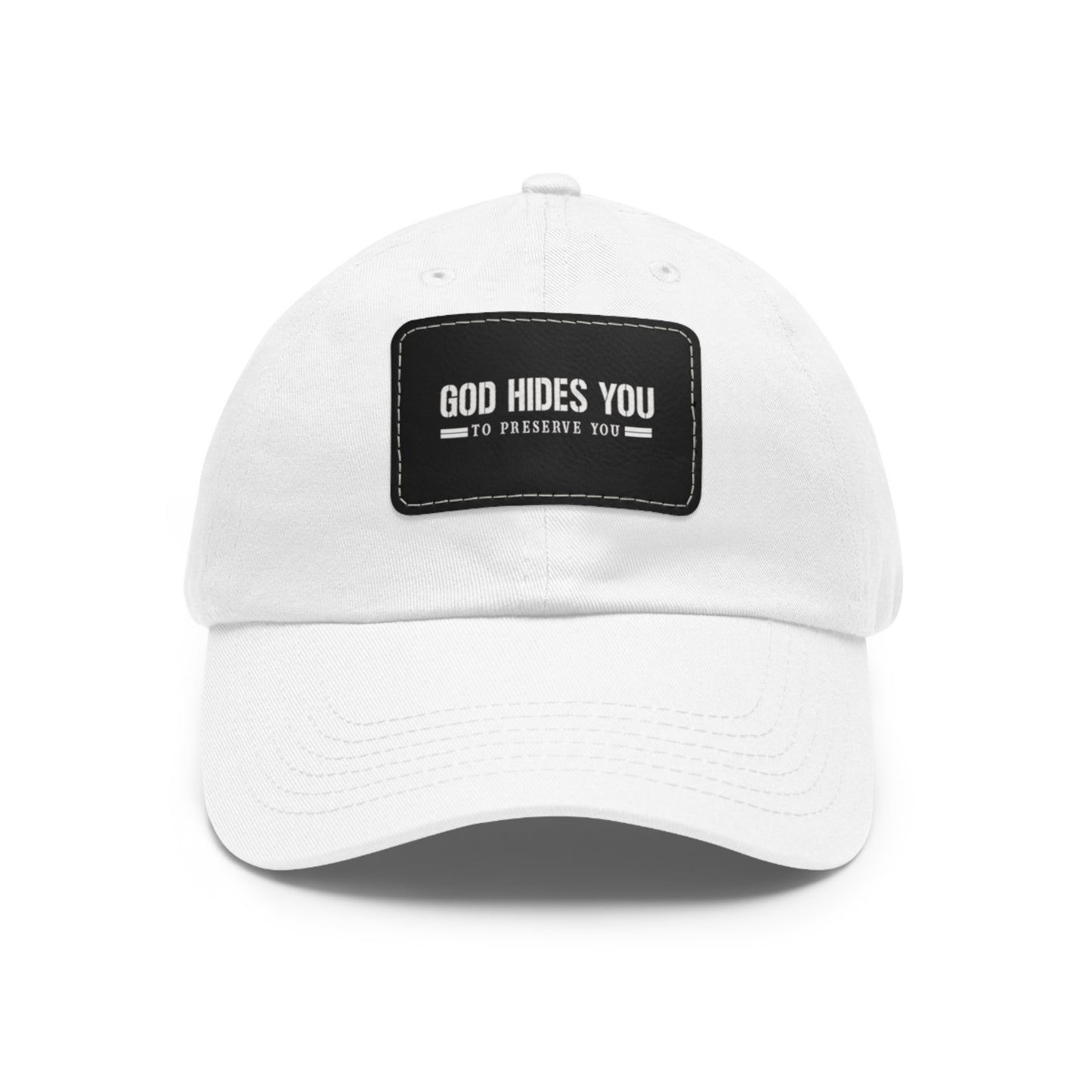 GOD HIDES Leather Patch Hat - NZC Apparel: Nashz Couture