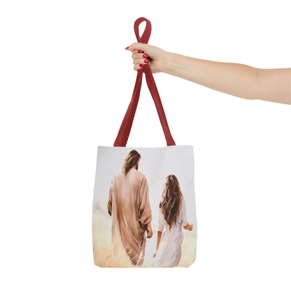 Jesus Walks with- Me Tote Bag - NZC Apparel: Nashz Couture