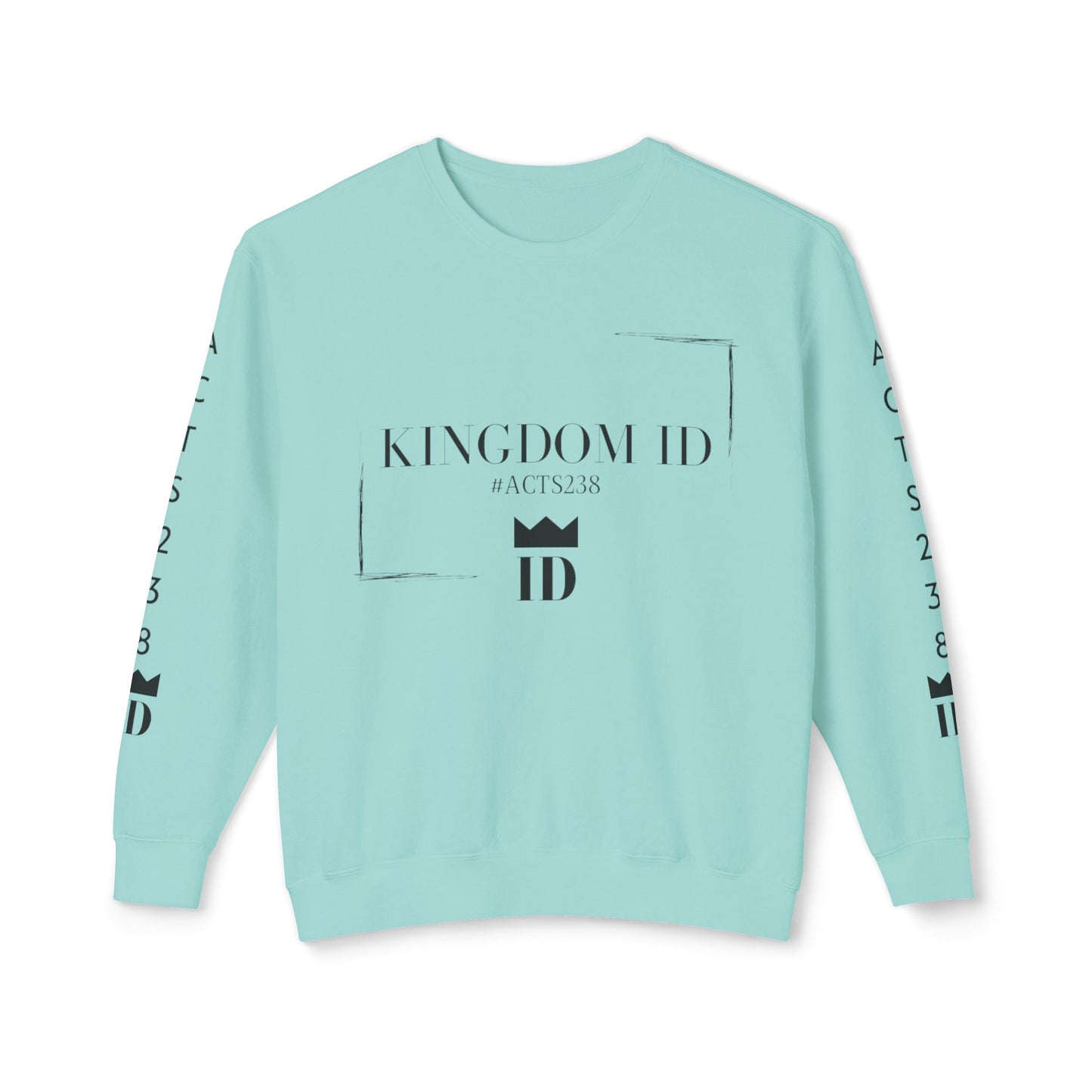 Kingdom ID Acts 2:38 Christian Unisex Crewneck Sweatshirt - NZC Apparel: Nashz Couture